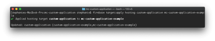 Firebase Hosting Console